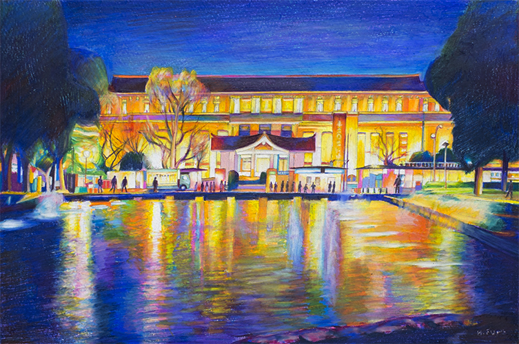 10東京国立博物館夜景