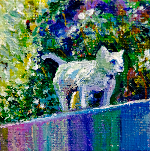 22夏目漱石の猫の像配置用