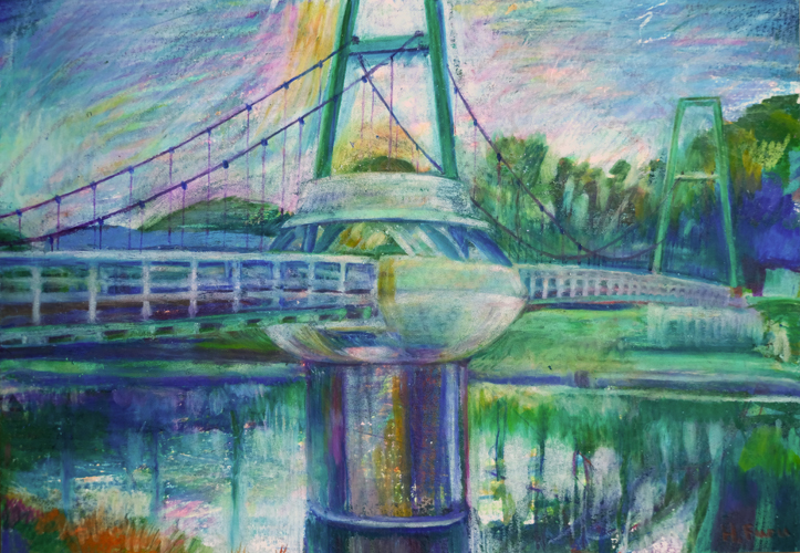 ゆらゆら橋景色